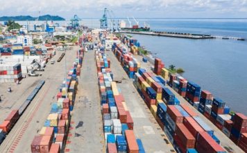 Owendo Container Terminal: Il était une fois au Gabon, un record historique de manutention portuaire de 3 744 conteneurs.